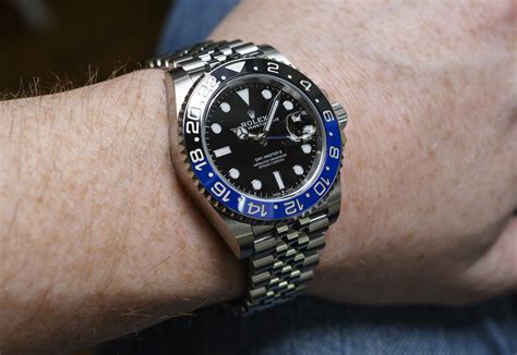 rolex gmt batman retail price|rolex batman price trend.